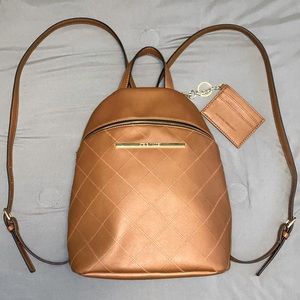 Steve Madden Tan Leather Backpack